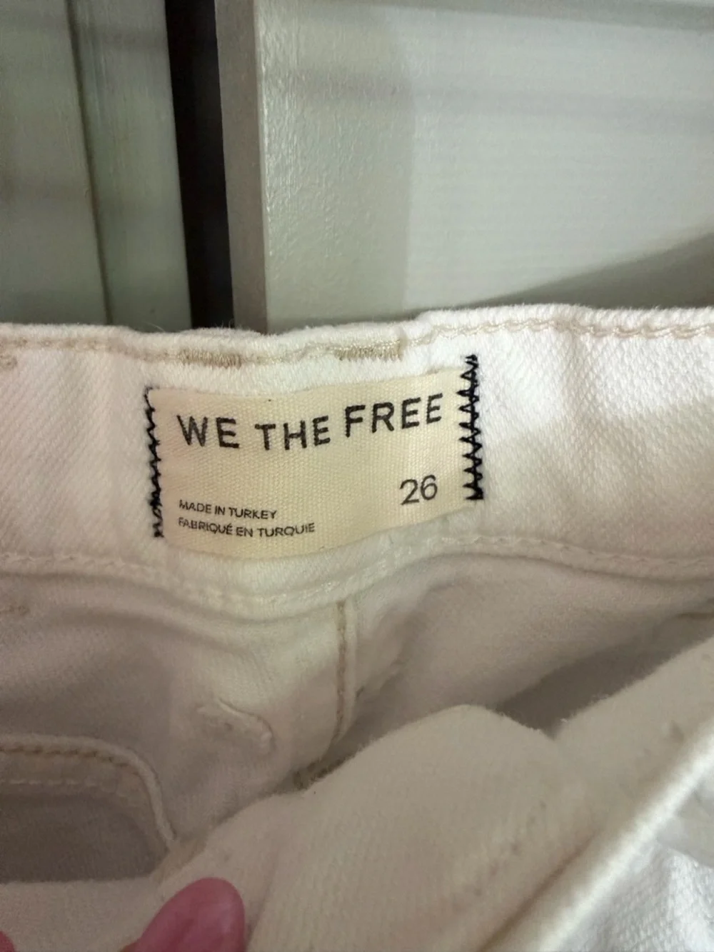 We The Free Risk Taker Mid-Rise Jeans in White - Picture 7 of 9